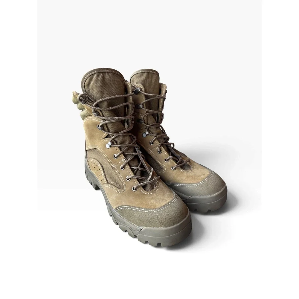 Bates E03512B USMC Lightweight Combat Boots Olive Mojave Leather Vibram Mens 9W